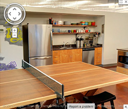 A virtual tour of the office kitchen