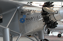 A small airplane with "Spirit of Rustici Software" written on the nose