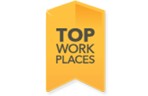 Award logo for Top Work Places