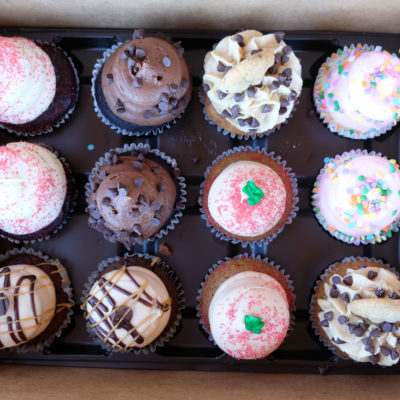 An assortment of cupcakes