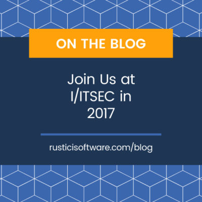 Join us at I/ITSEC in 2017