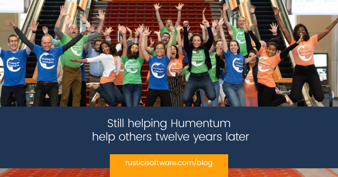 Still helping Humentum help others twelve years later