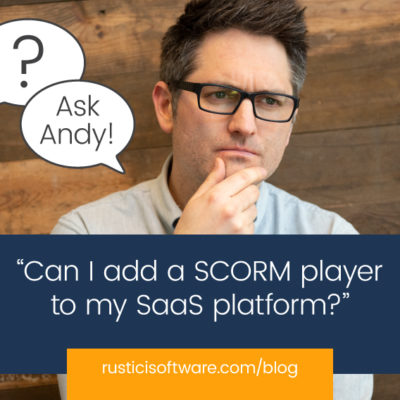 Ask Andy SCORM player & SaaS Platform