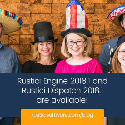 rustici blog engine and dispatch 2018.1