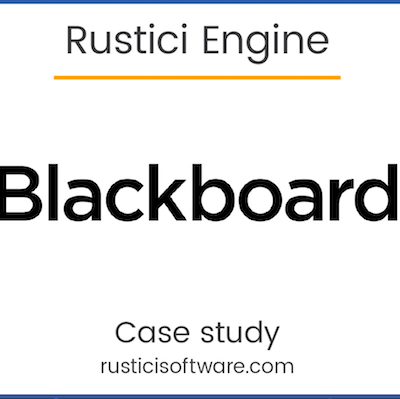 Blackboard Learn Rustici Engine case study