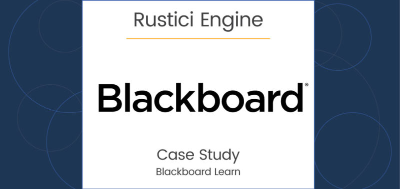 Blackboard case study Rustici Engine