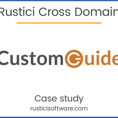CustomGuide Rustici Cross Domain case study
