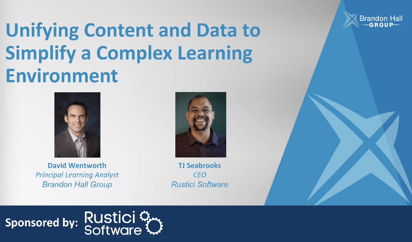 Webinar: Managing content and data in complex learning ecosystems