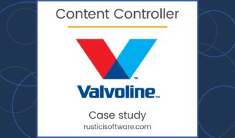 Content Controller Valvoline case study