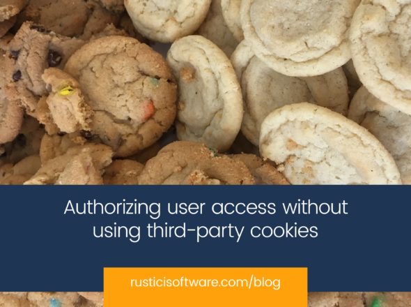 Rustici blog authorizing user access without cookies