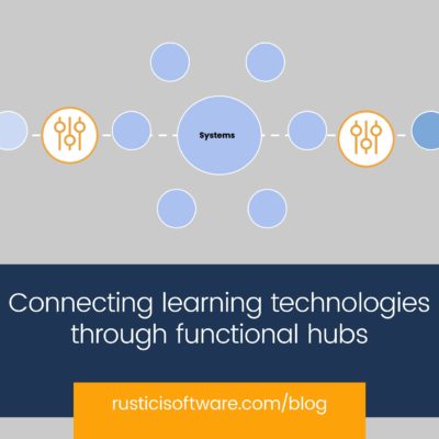 Rustici blog connecting learning technologies through functional hubs