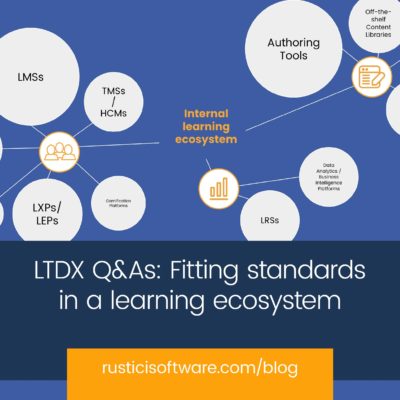 Rustici blog learning ecosystem LTDX QAs