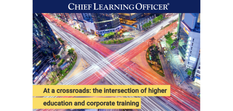 CLO Intersection of higher ed and corporate training