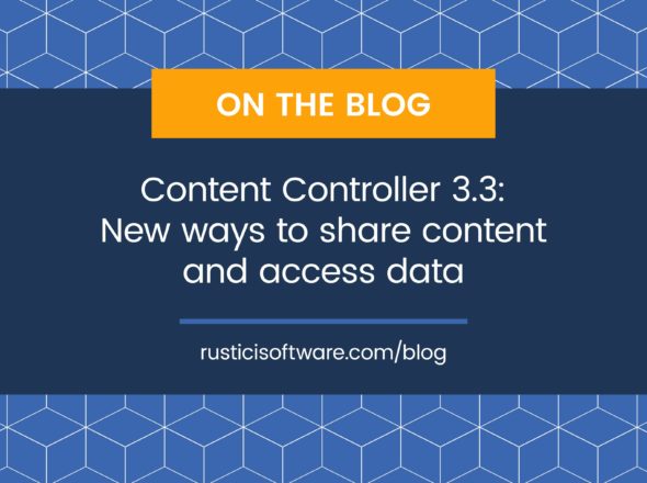 Rustici blog Content Controller v3.3 release