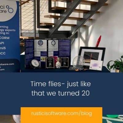 Rustici blog Time flies - just like that we turned 20