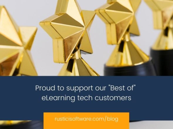 Rustici blog Proud to support our Best of eLearning tech customers-min