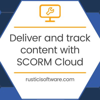 Deliver and track content with SCORM Cloud