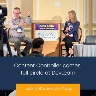 Rustici blog Content Controller comes full circle at DevLearn