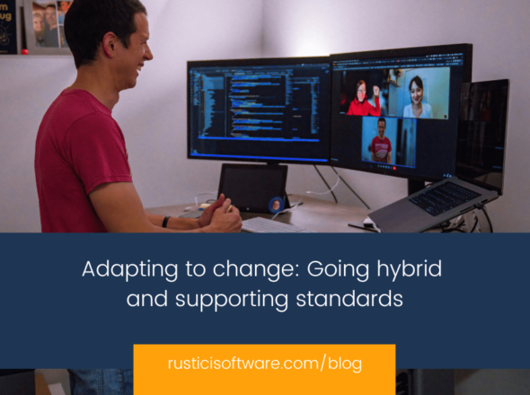 Rustic blog Adapting to a change: Going hybrid and supporting standards