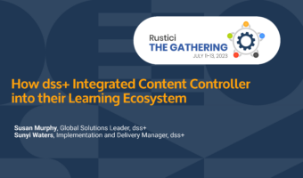 How dss+ Integrated Content Controller into their Learning Ecosystem