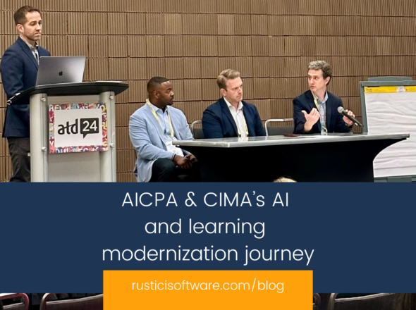 AICPA & CIMA talk AI and Rustici Software's Content Controller during ATD 2024