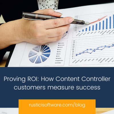 Rustici blog - Proving ROI How Content Controller customers measure success