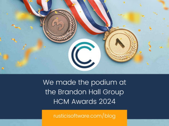 Rustici blog - We made the podium at the Brandon Hall Group HCM Awards 2024