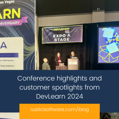 Conference highlights and customer spotlights from DevLearn 2024