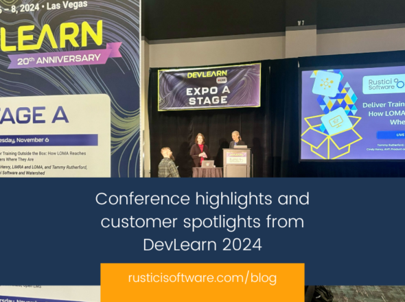 Conference highlights and customer spotlights from DevLearn 2024