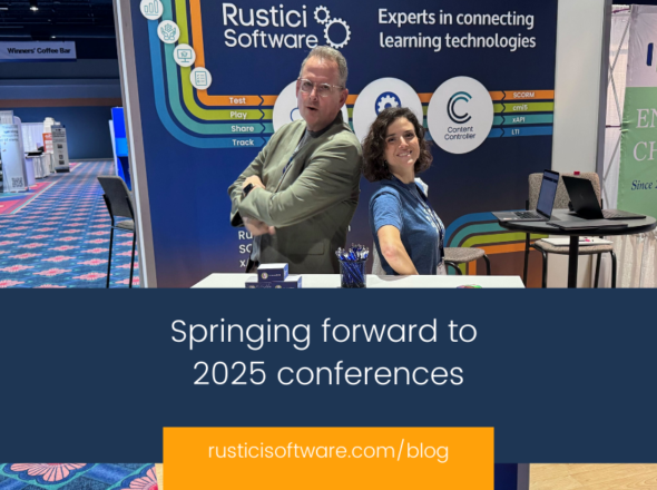 Springing forward to 2025 conferences blog cover image