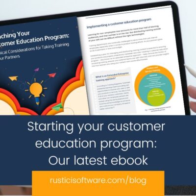 Starting your customer education program: Our latest ebook blog