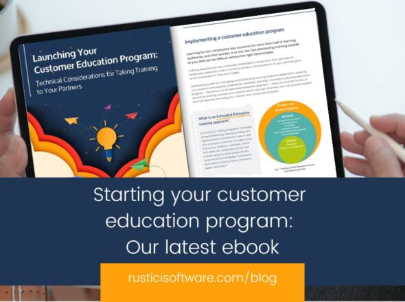 Starting your customer education program: Our latest ebook blog