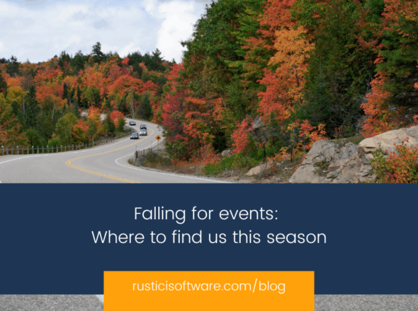 Rustici blog: Falling for events Where to find us this season