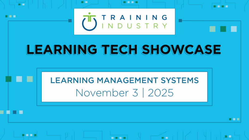 Training Industry Learning Tech Showcase