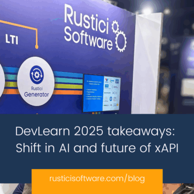DevLearn 2025 takeaways Shift in AI and future of xAPI blog