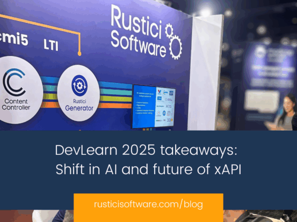 DevLearn 2025 takeaways Shift in AI and future of xAPI blog