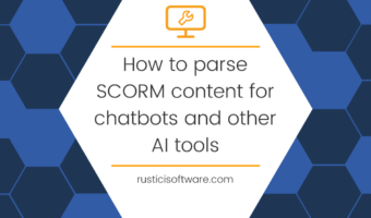 How to parse SCORM content for chatbots and other AI tools