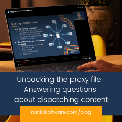 Unpacking the proxy file Answering questions about dispatching content