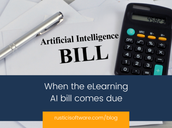 When the eLearning AI bill comes due blog